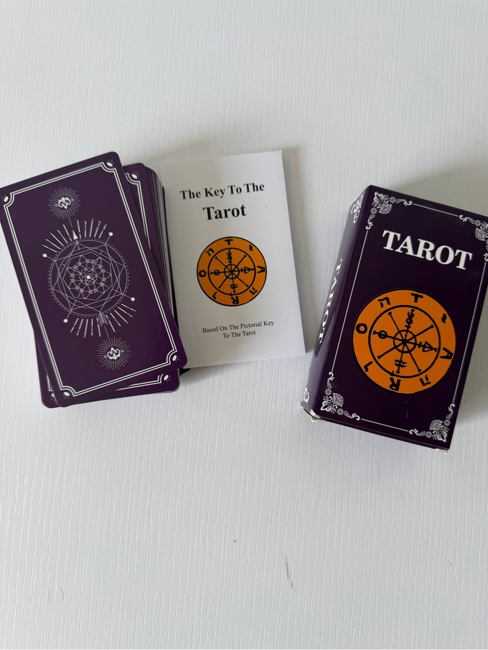 Classic Rider-Waite Tarot Card Deck with Guidebook